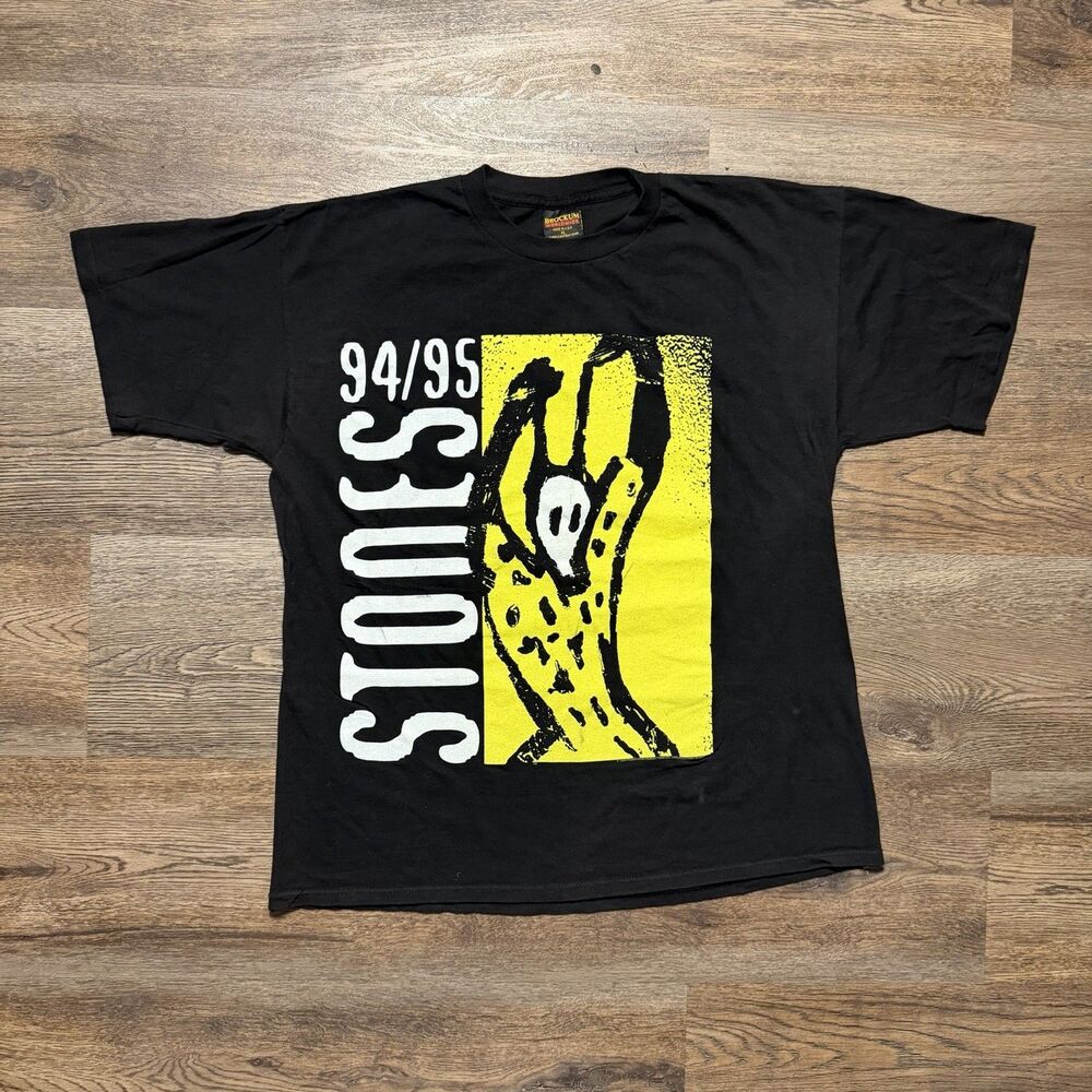 VTG 1994 Rolling Stones Voodoo Lounge World Tour Brockum Single Stitch Shirt XL